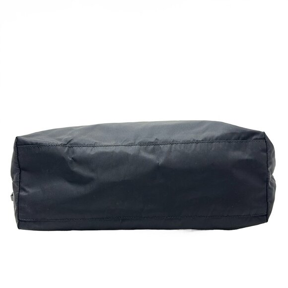 Auth PRADA - Black Nylon Leather Tote Bag - Picture 12 of 13